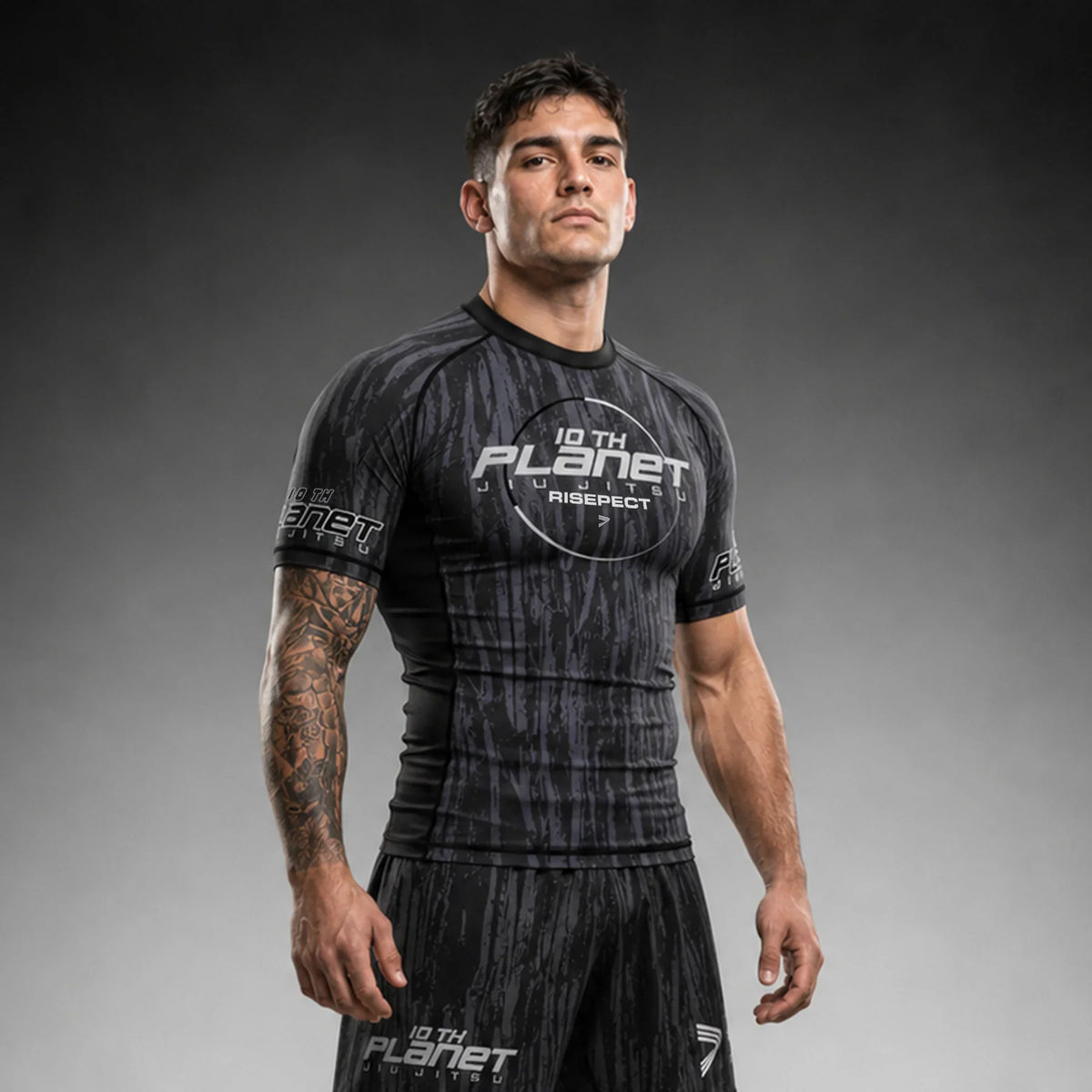 RISEPECT Men Short Sleeve Rash guards