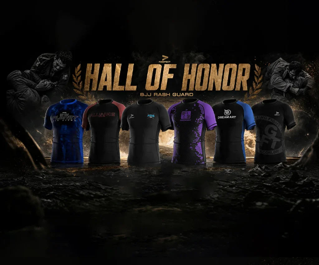 Hall of Honor: BJJ Rash Guards & Fight Shorts