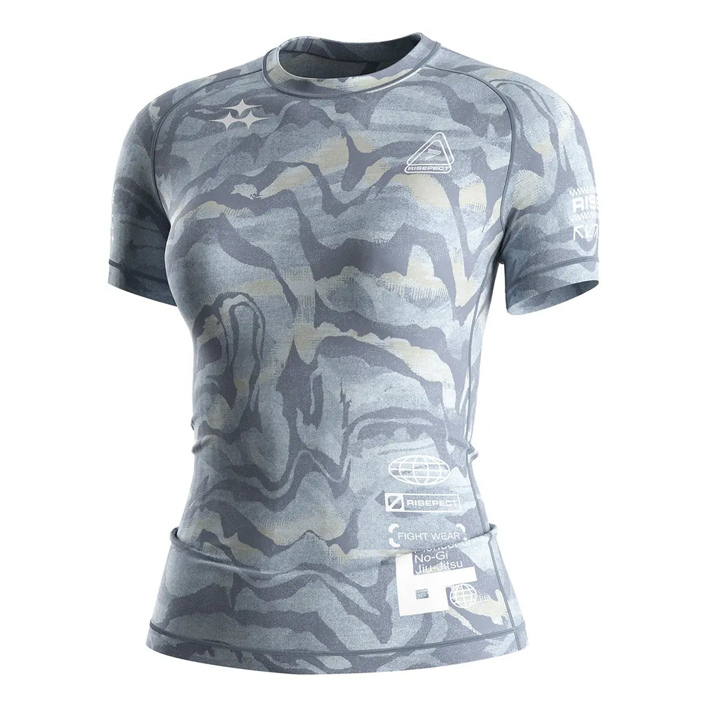 Women short sleeve rash guards – RISEPECT