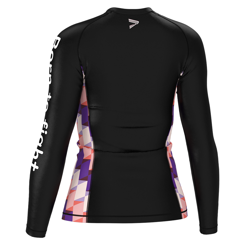 Rusty Contrast Rash Guard Contrast Stitching Advanced Sense Rash Guard – RISEPECT