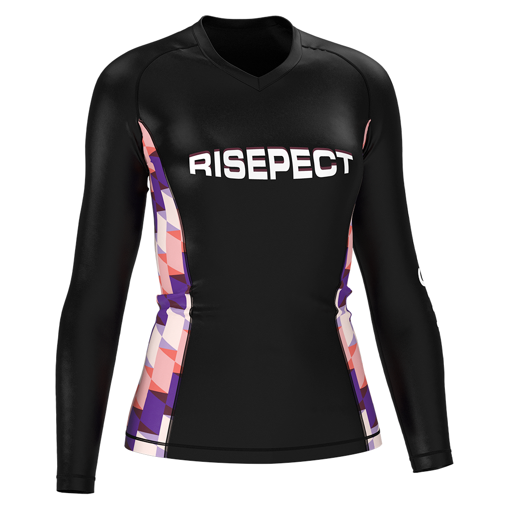 Rusty Contrast Rash Guard Contrast Stitching Advanced Sense Rash Guard – RISEPECT