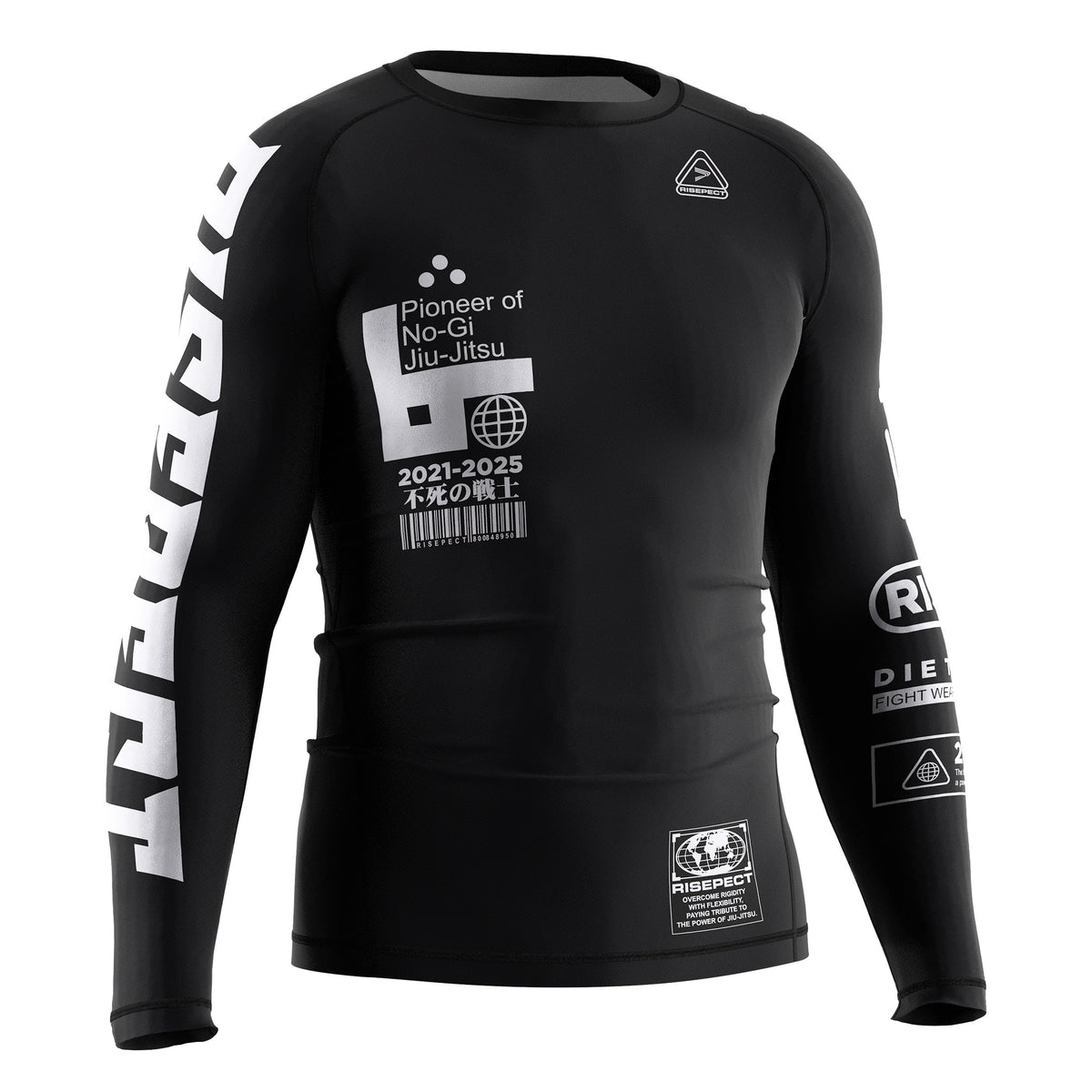Right Front View of 3rd Generation Beast Unleashed Long Sleeve Rash Guard