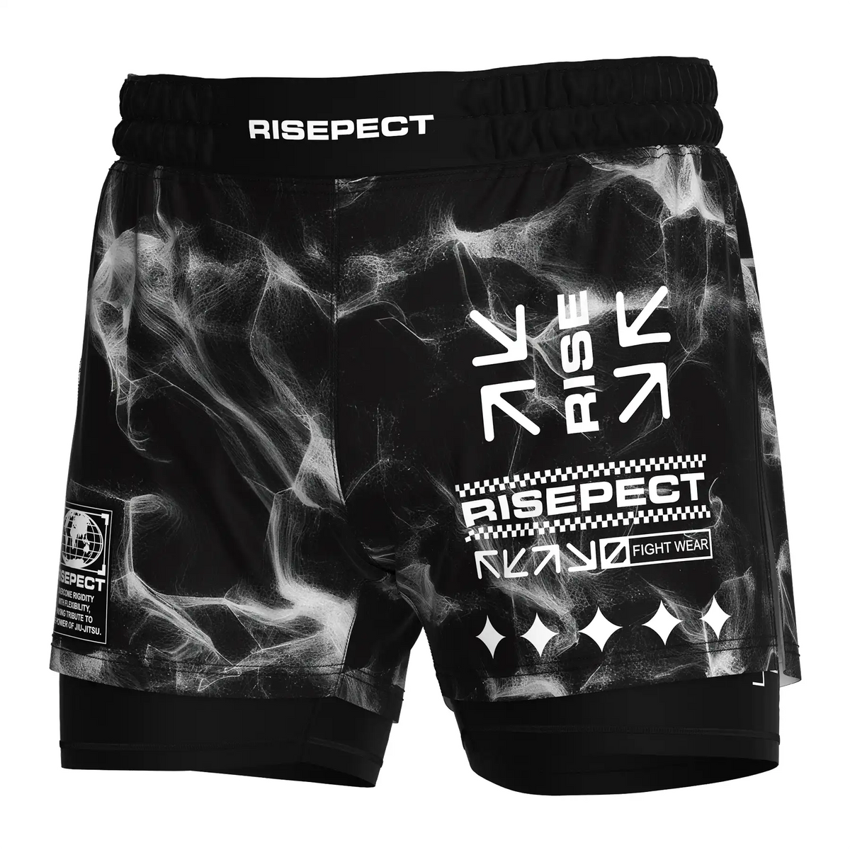 Abstract Fluid 2in1 No Gi Hybrid Shorts Men