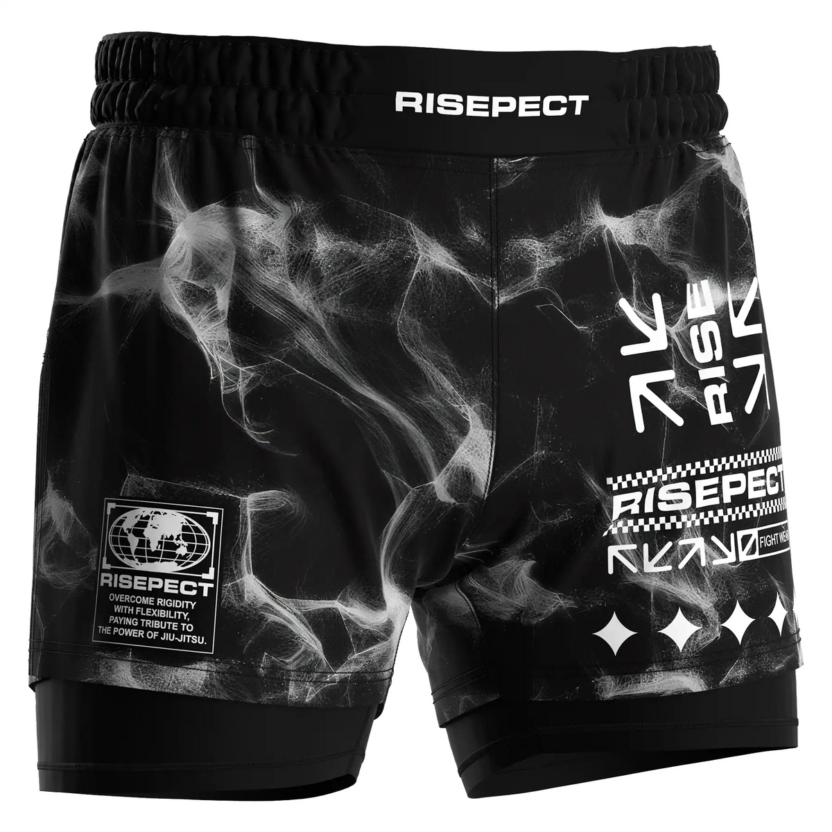 Abstract Fluid 2in1 No Gi Hybrid Shorts Men