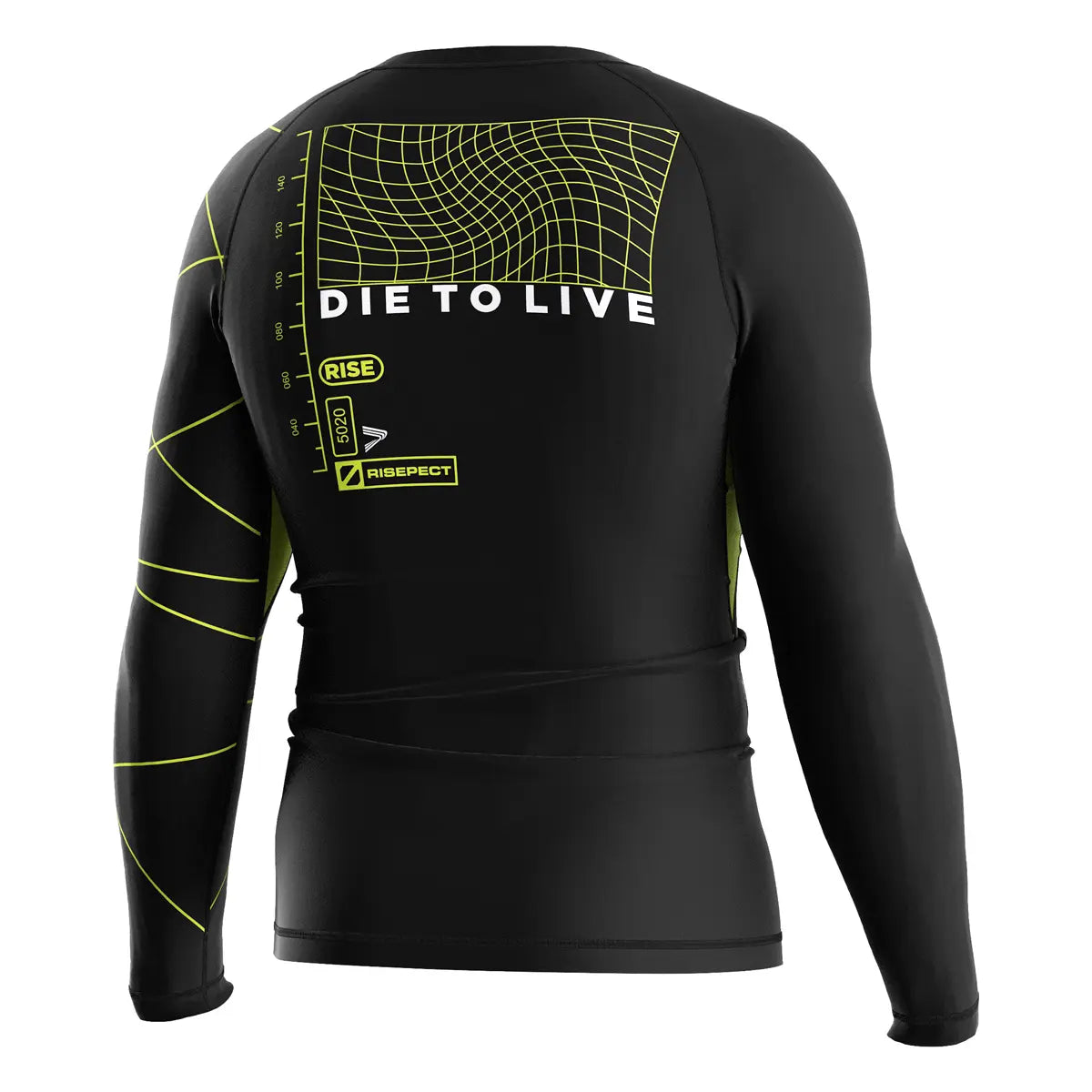 The Right Back View of Armor Pulse Combat Core Rash Guard 3.0