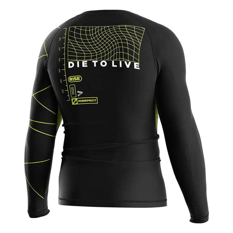 The Right Back View of Armor Pulse Combat Core Rash Guard 3.0