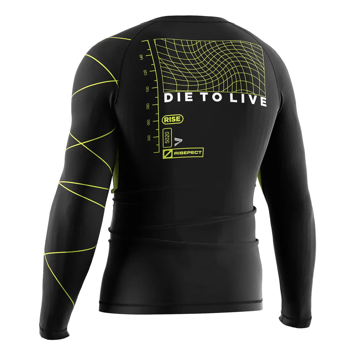 The Left Back View of Armor Pulse Combat Core Rash Guard 3.0