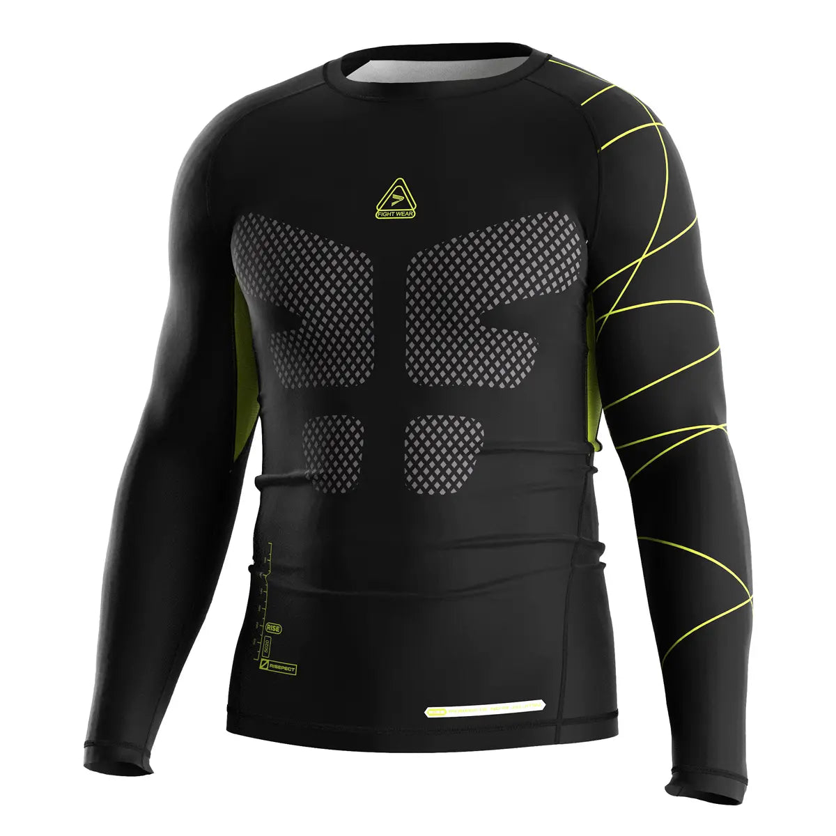 The Left Front View of Armor Pulse Combat Core Rash Guard 3.0