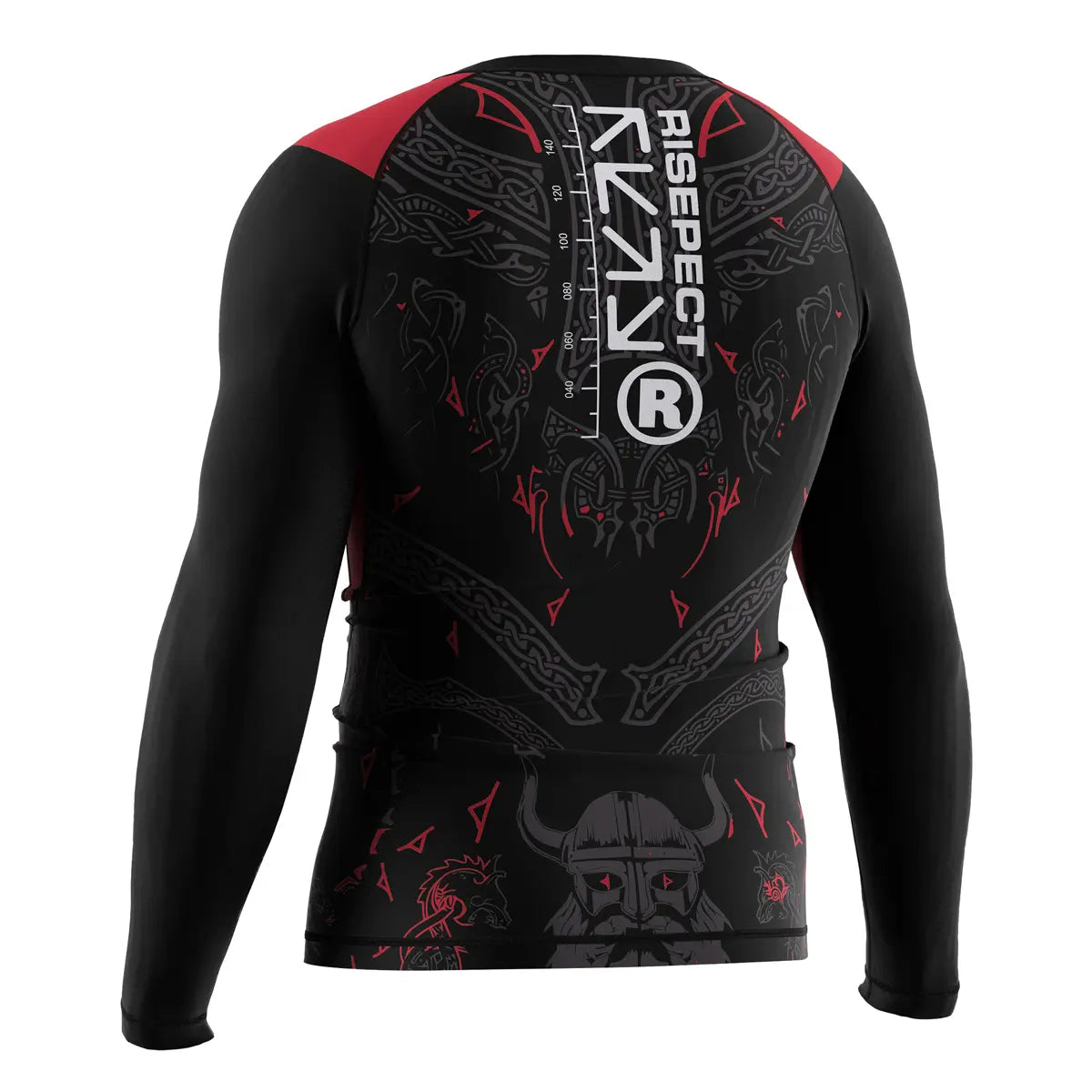 The Left Back View of Beast Signal Primal Instinct Rash Guard 3.0