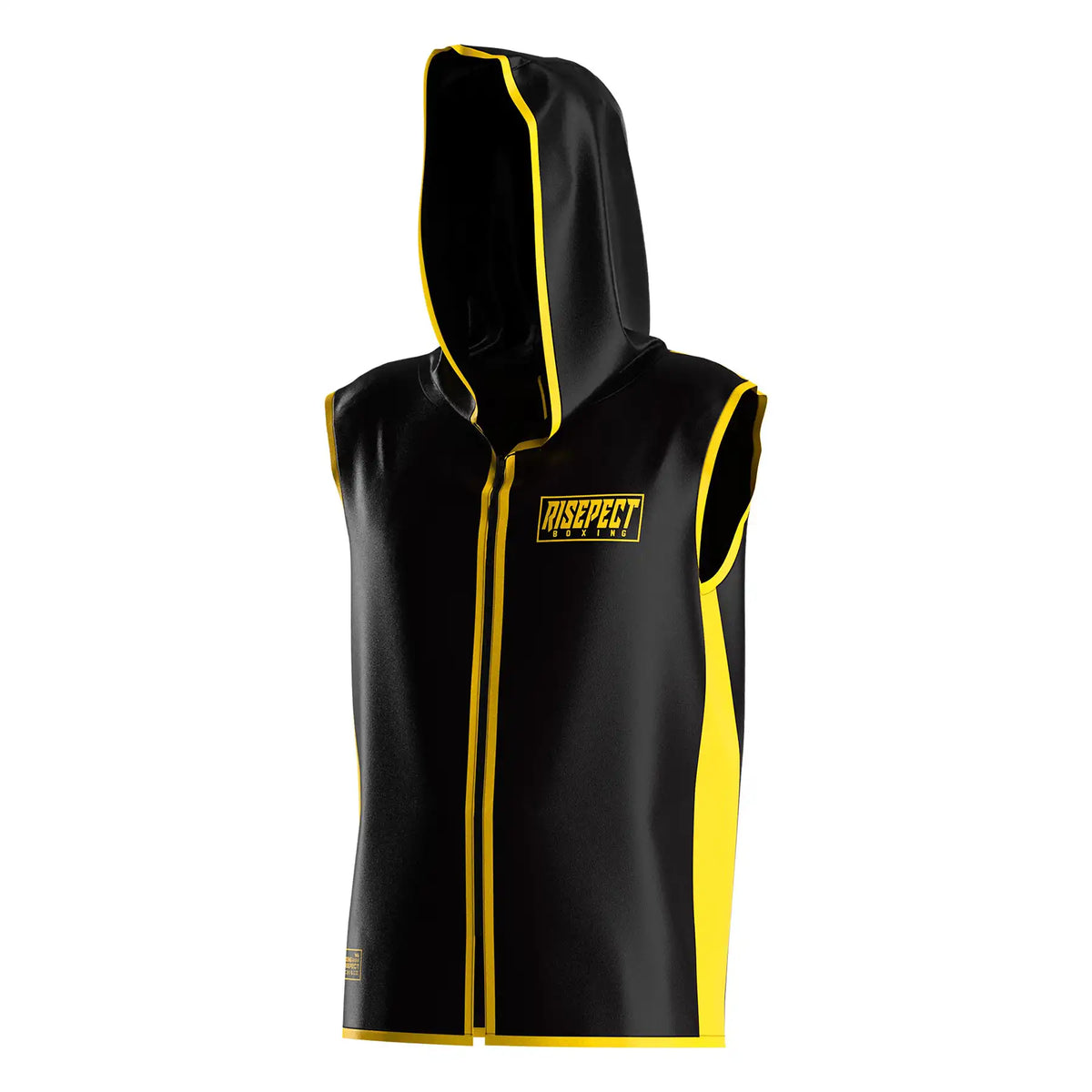 Black‑Gold King's Arena Sleeveless Boxing Jacket