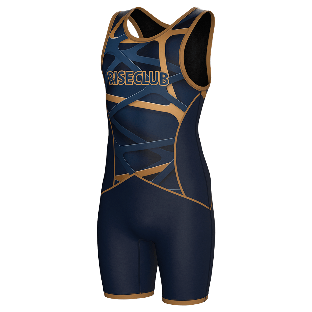 Black & Brown Three-dimensional Wrestling Singlet 1.0