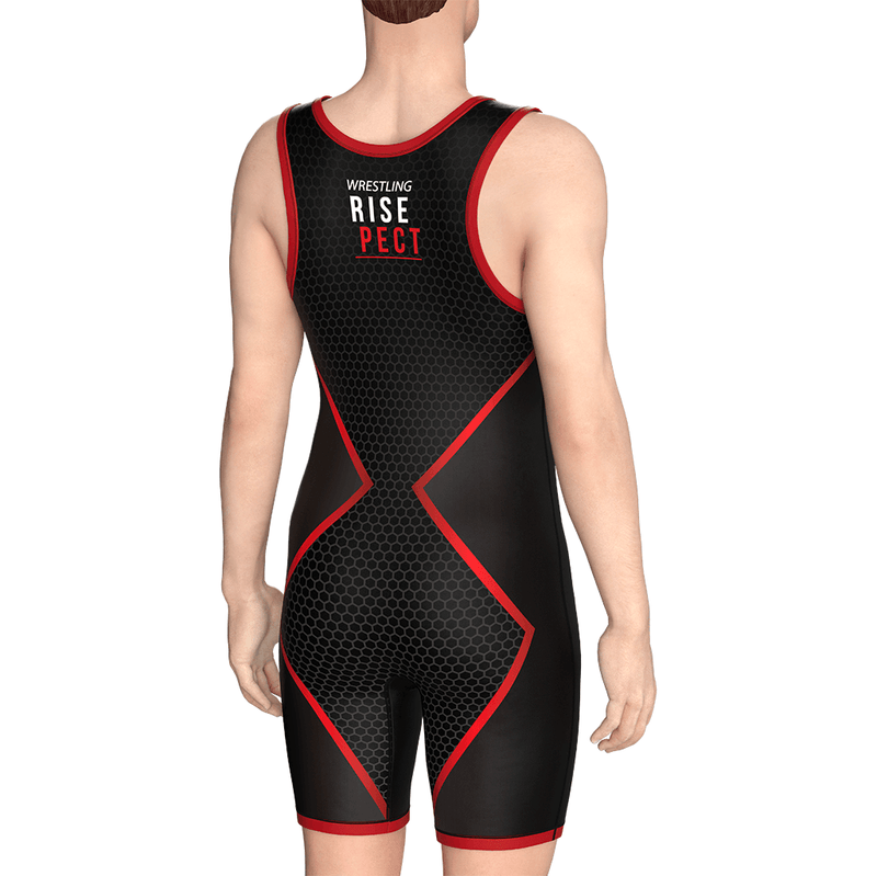 Black Honeycomb Wrestling Singlet 1.0
