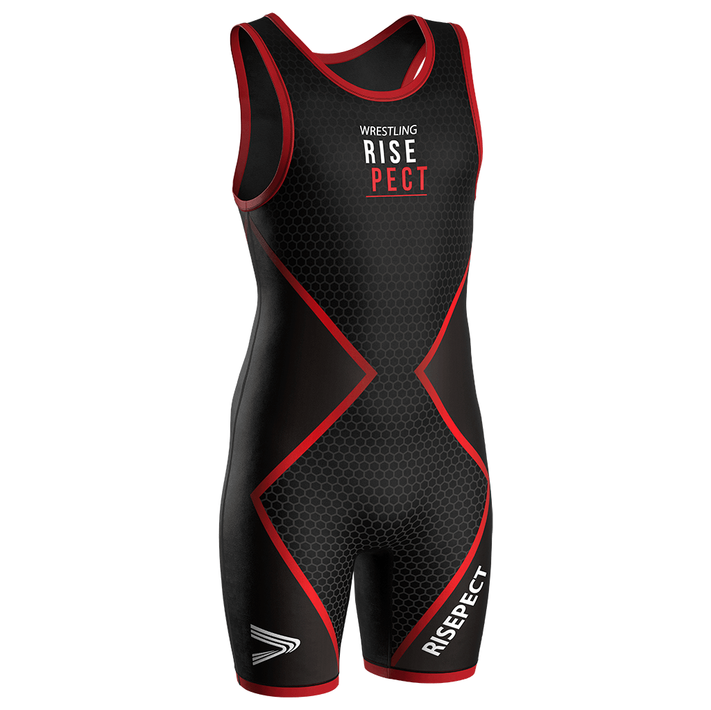 Black Honeycomb Wrestling Singlet 1.0