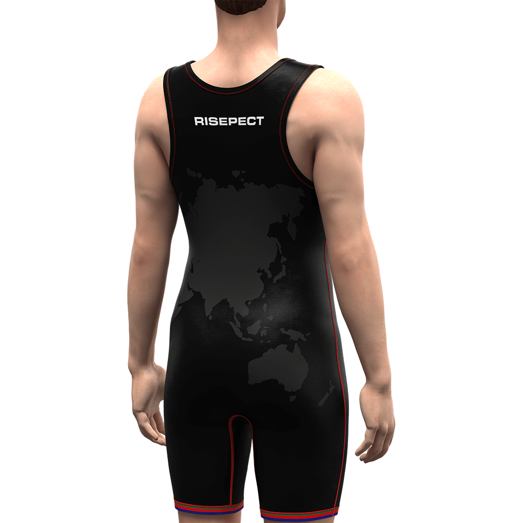 Black World Peace Wrestling Singlet 1.0