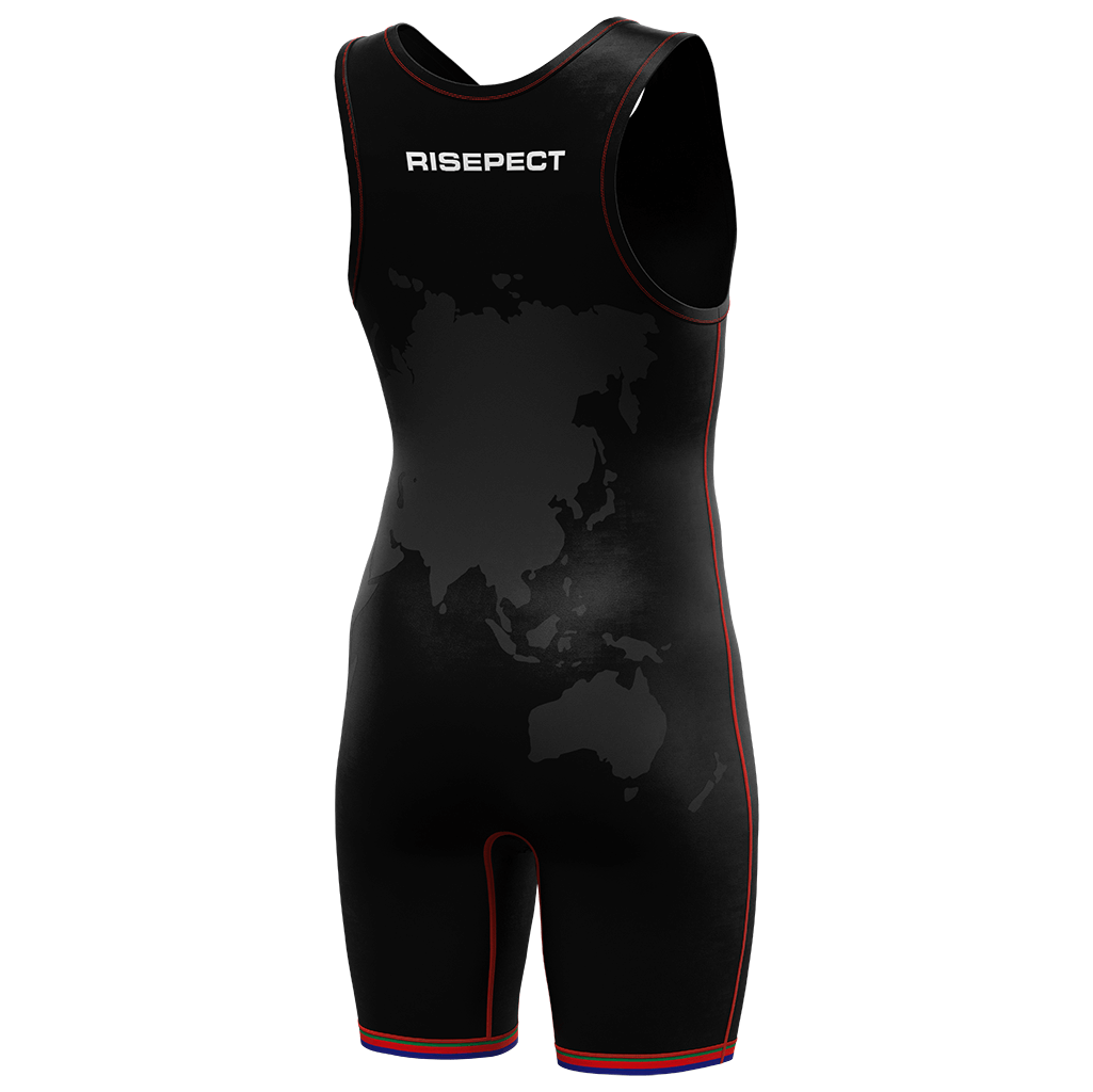 Black World Peace Wrestling Singlet 1.0