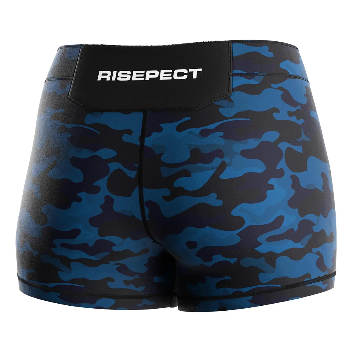 The Right Back View of Blue Tactics Women's Vale Tudo Shorts 2.0 Style 2