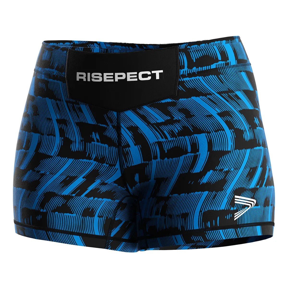 The Left Front View of Blue Tactics Women's Vale Tudo Shorts 2.0 Style 1