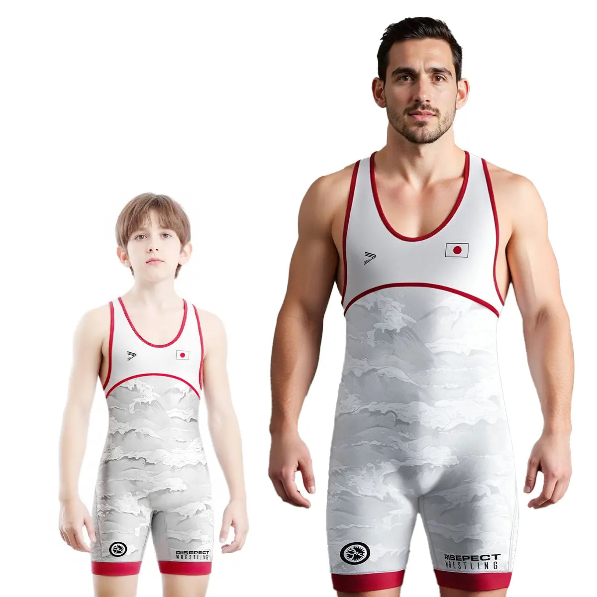 Boy and Men's Shinkai Flow Japan Wave Wrestling Singlet 3.0