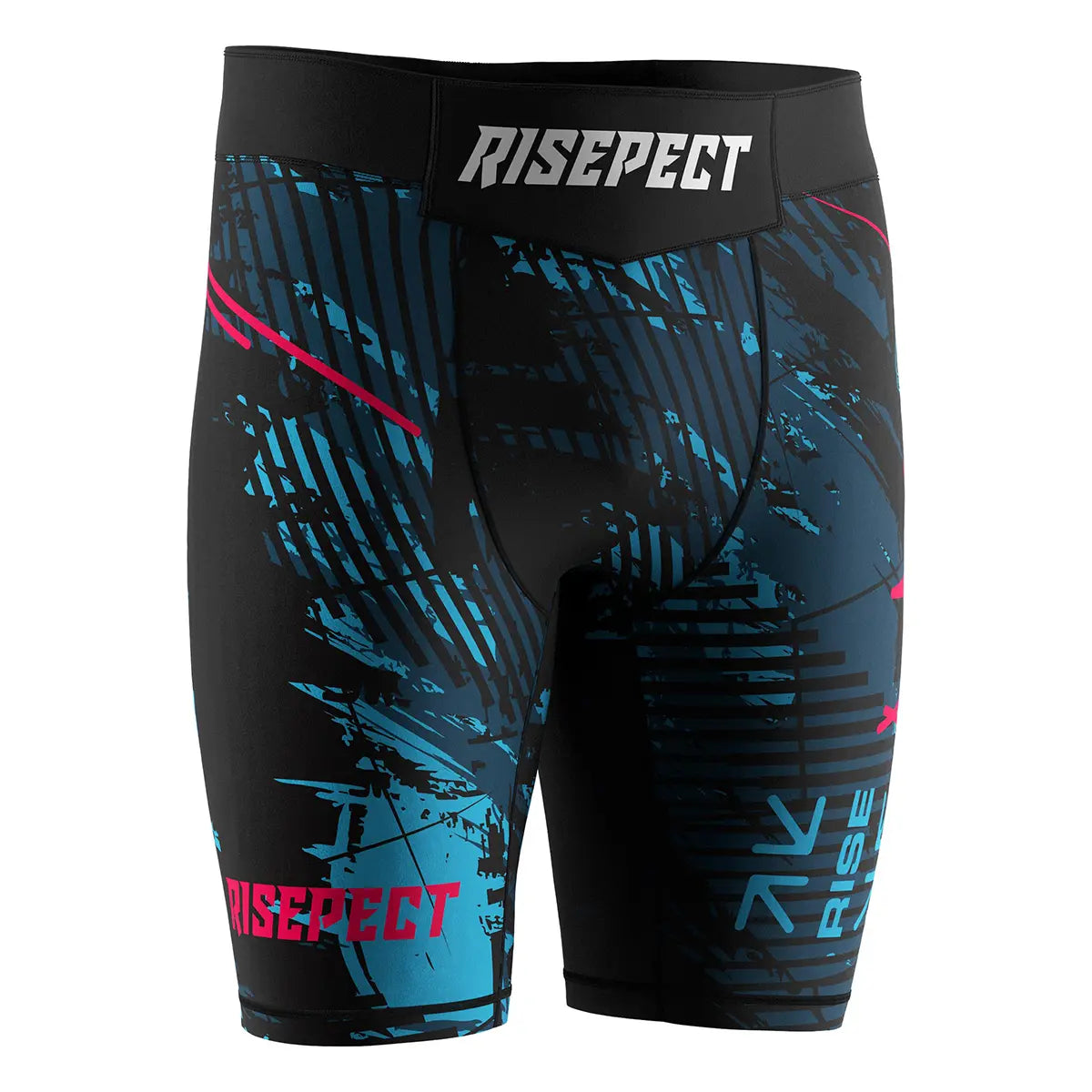 The Right Front View of Brushstroke Valor Men Vale Tudo Shorts 2.0