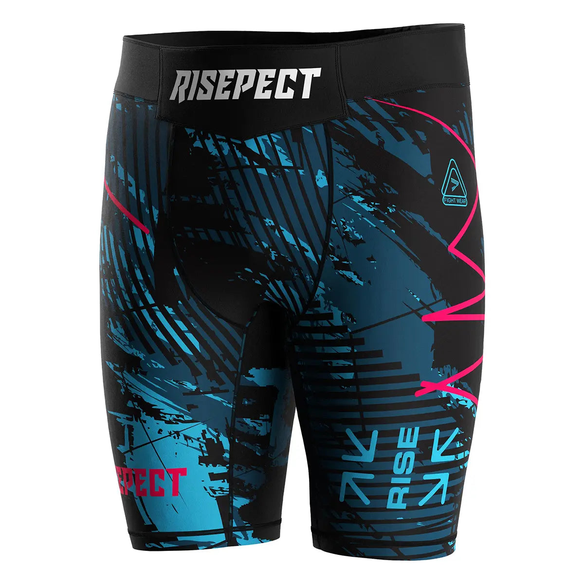 The Left Front View of Brushstroke Valor Men Vale Tudo Shorts 2.0