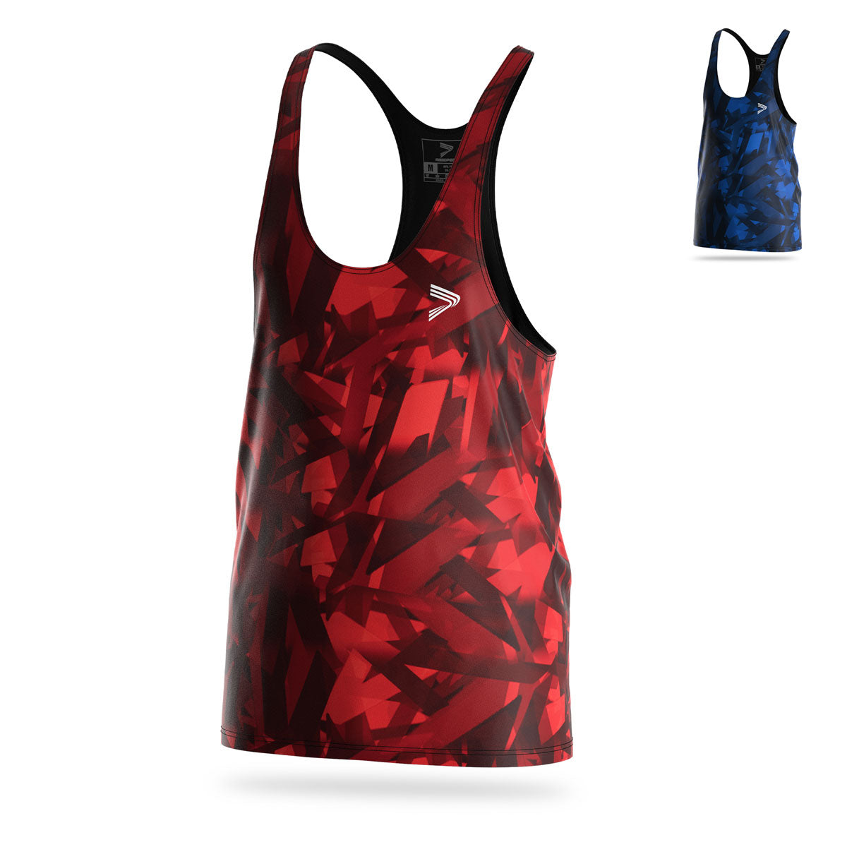 Camo Mens Gym Stringer Tank for Bodybuilding Training