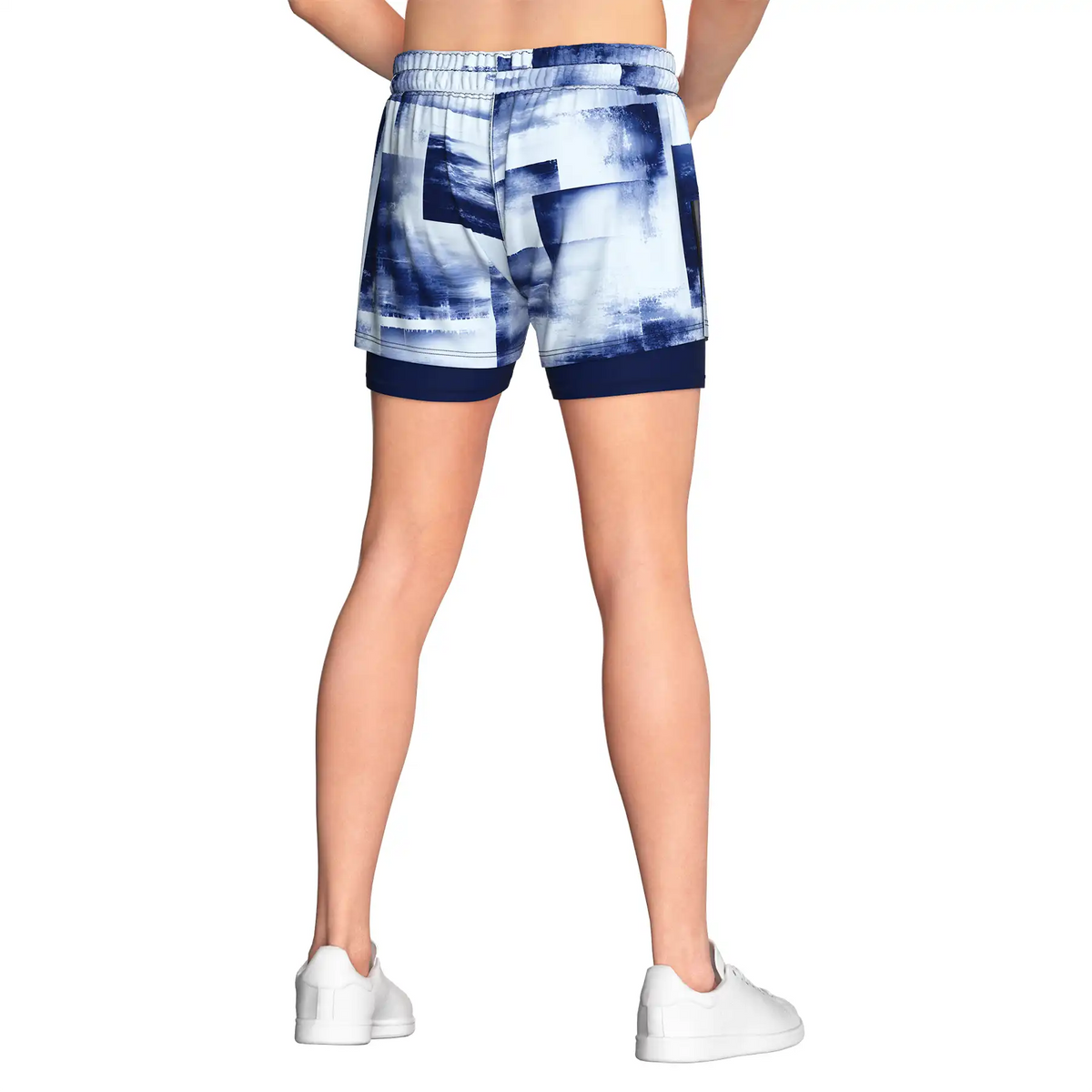 Chalk Blue 2 In 1 No Gi Hybrid Shorts Men