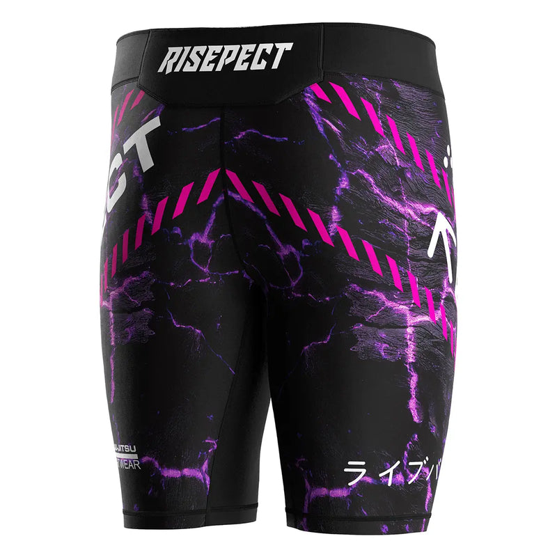 The Right Back View of Cosmic Surge Men Vale Tudo Shorts 2.0