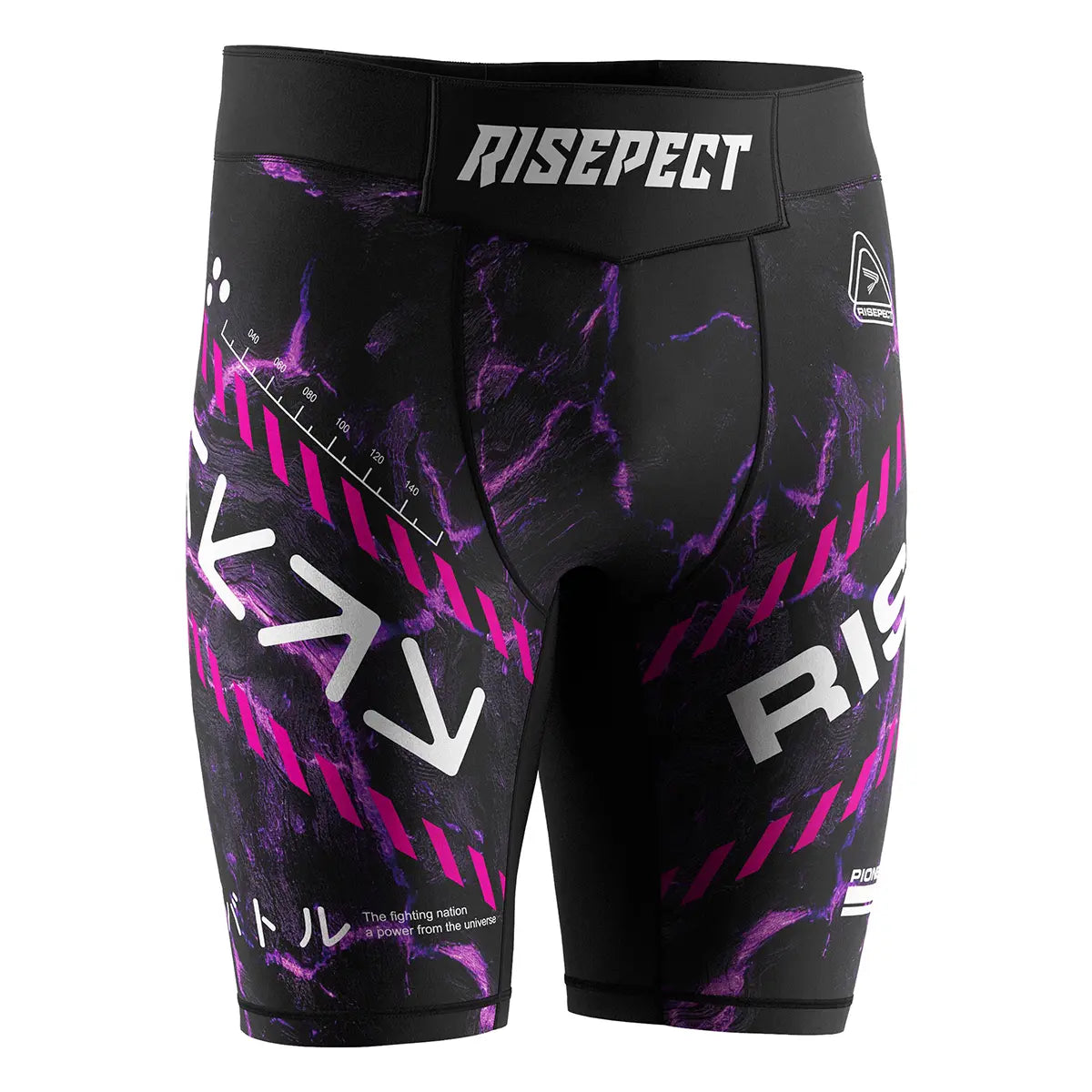 The Right Front View of Cosmic Surge Men Vale Tudo Shorts 2.0
