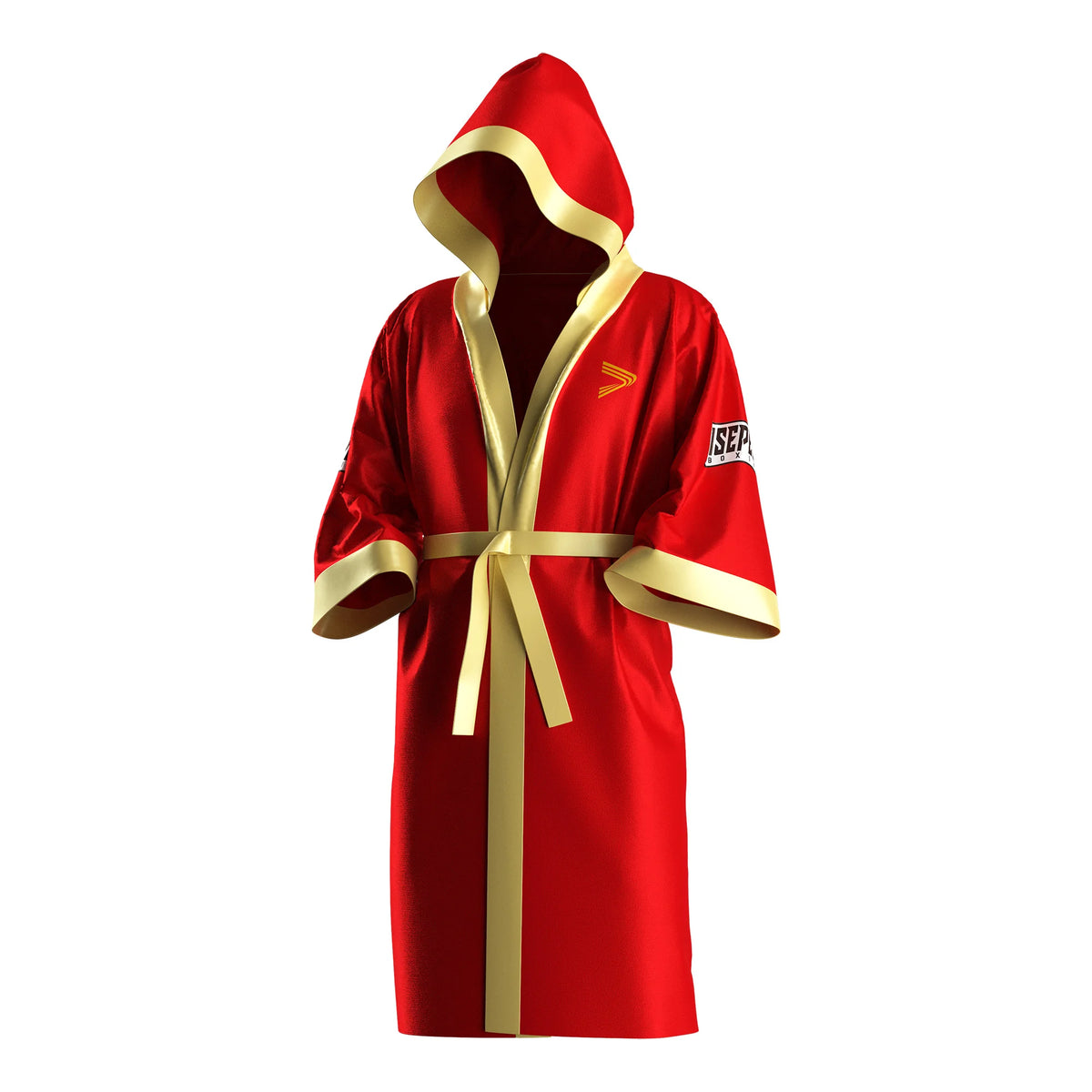 Crimson Gold Triumph Boxing Robe