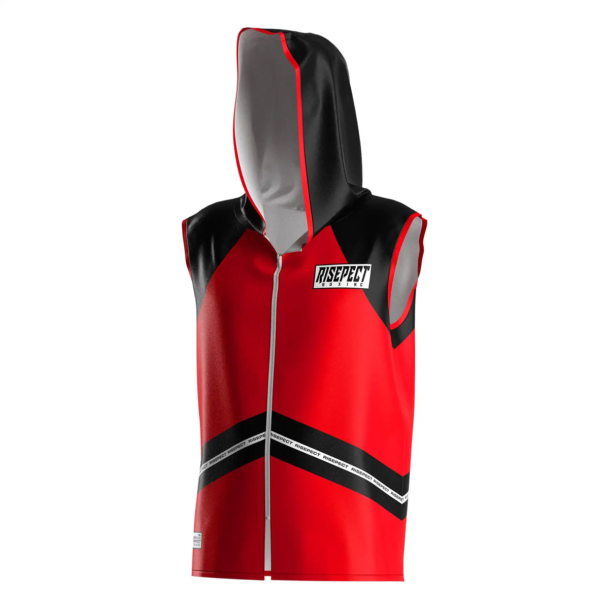 Crimson Shadow Trinity Sleeveless Boxing Jacket