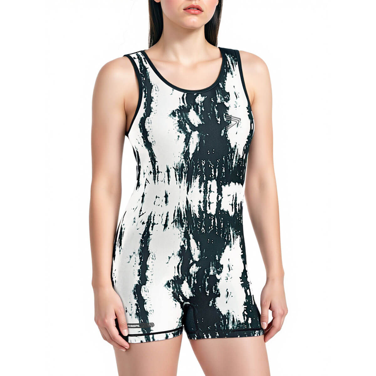 Women's Fitness Bodysuit-Ceramic Pattern