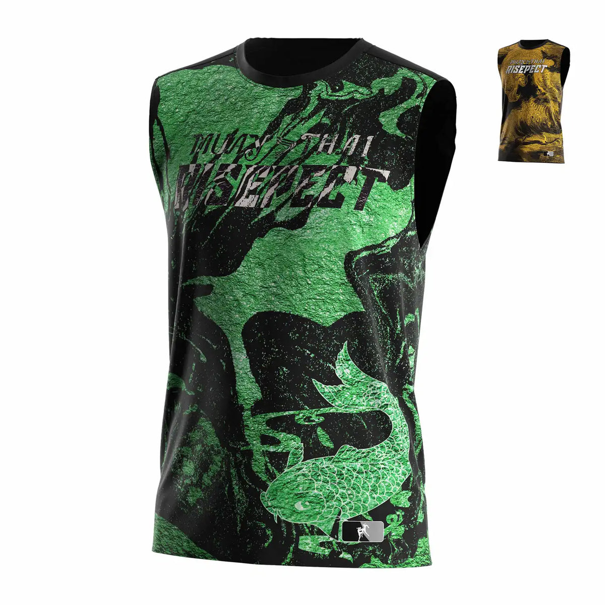 Fashionable Graphic Muay Thai Sleeveless Shirt - 2 Colors