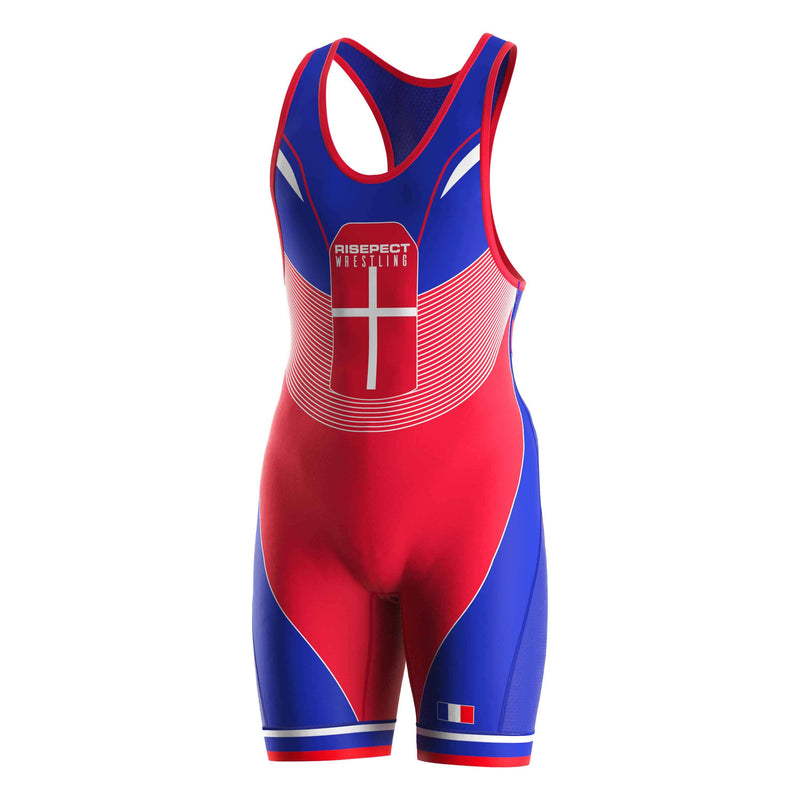 France Inferno Jesus Wrestling Singlet Limited Combat Edition
