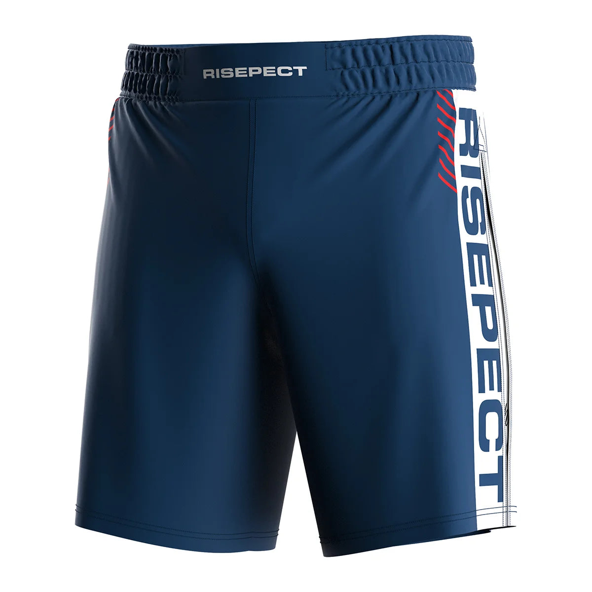 The Left Front View of Gladiator 2 in 1 Shorts Blue White Combat Rhythm