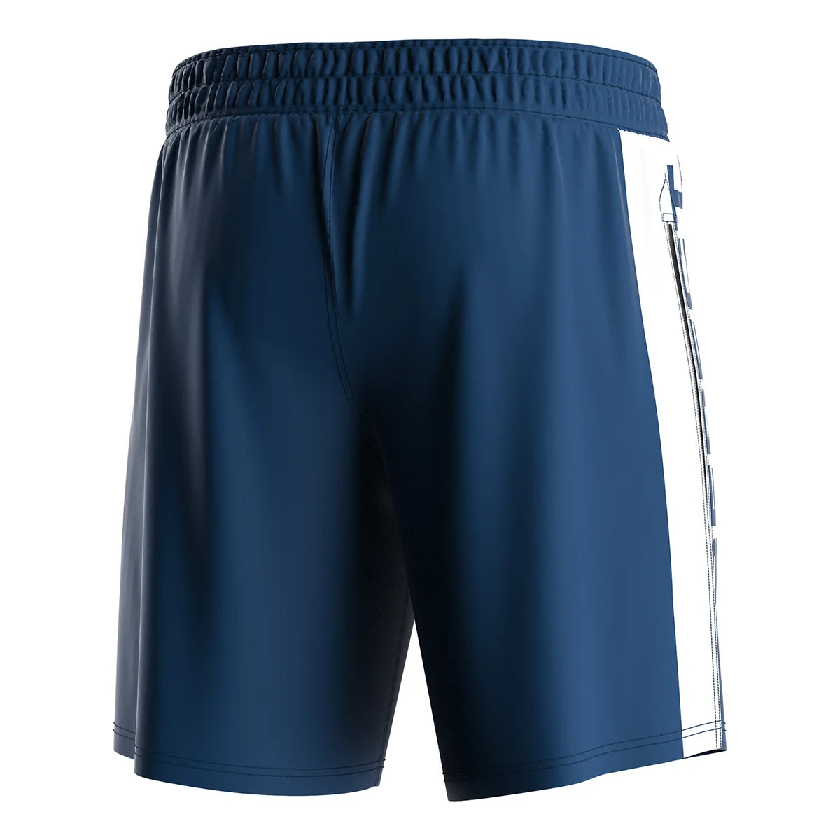 The Right Back View of Gladiator 2 in 1 Shorts Blue White Combat Rhythm