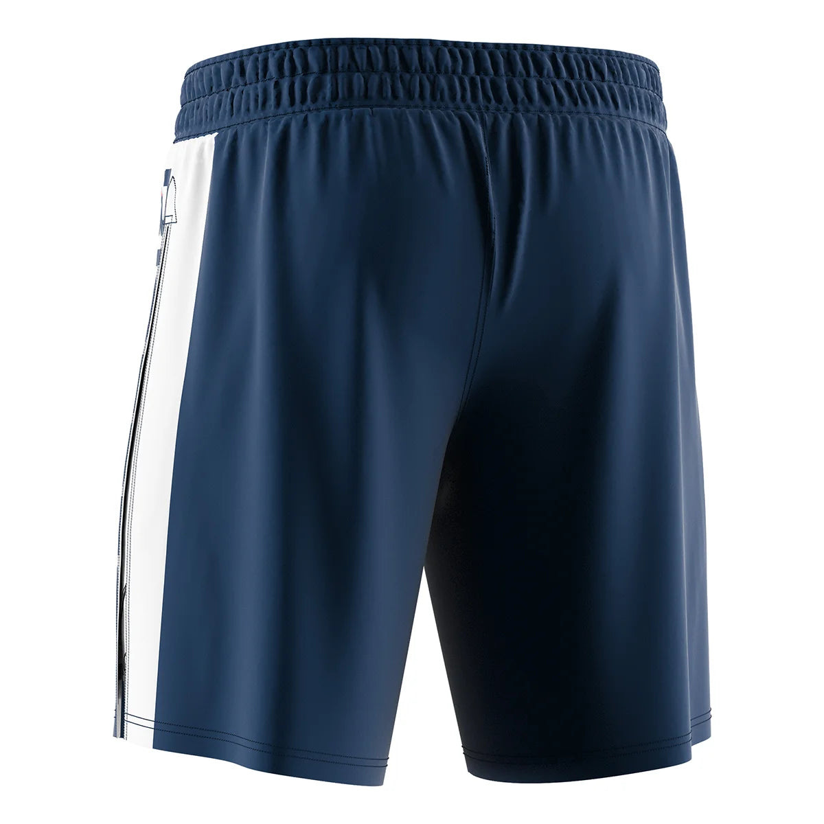 The Left Back View of Gladiator 2 in 1 Shorts Blue White Combat Rhythm