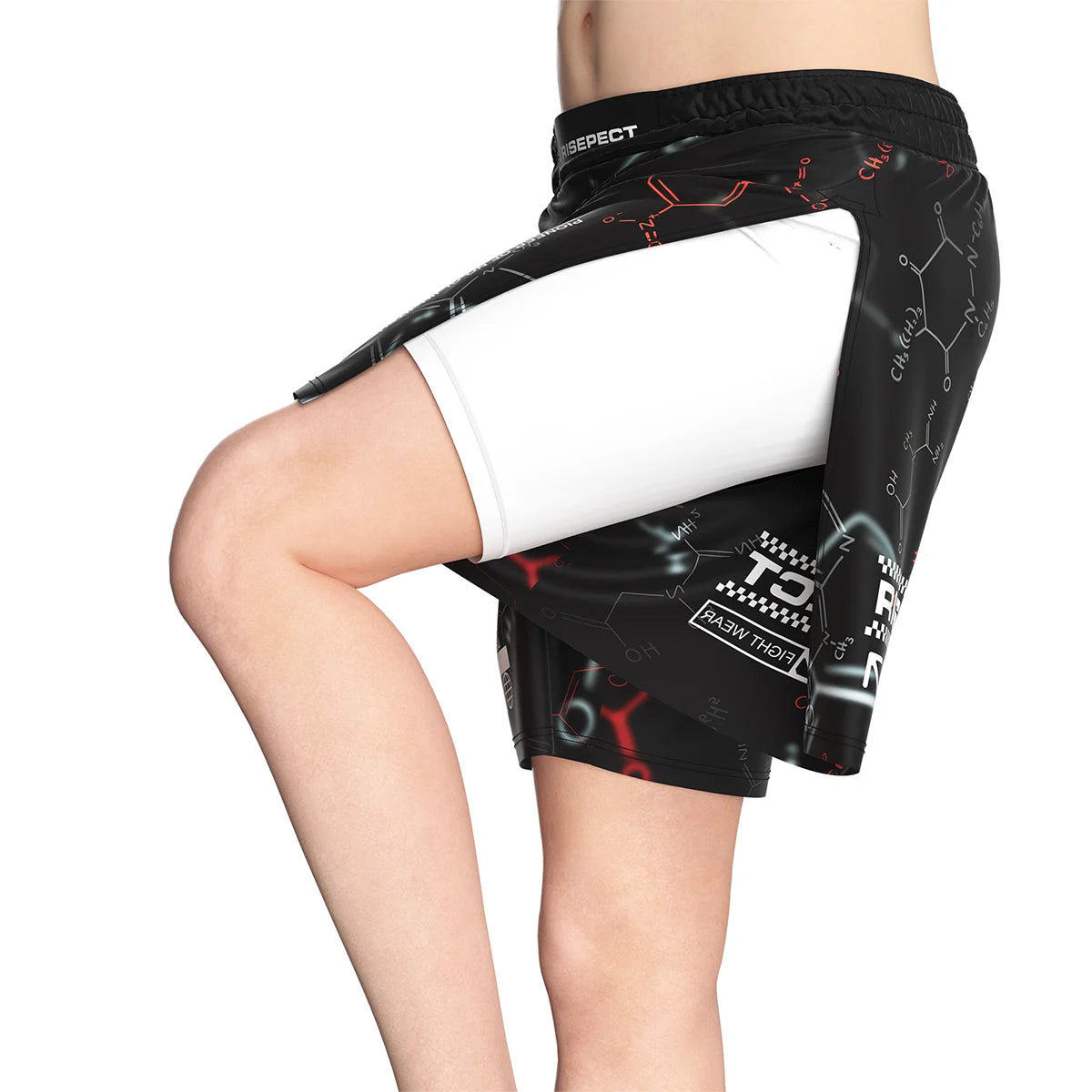Gladiator 2 in 1 Shorts Molecular Warfare High Slit Details