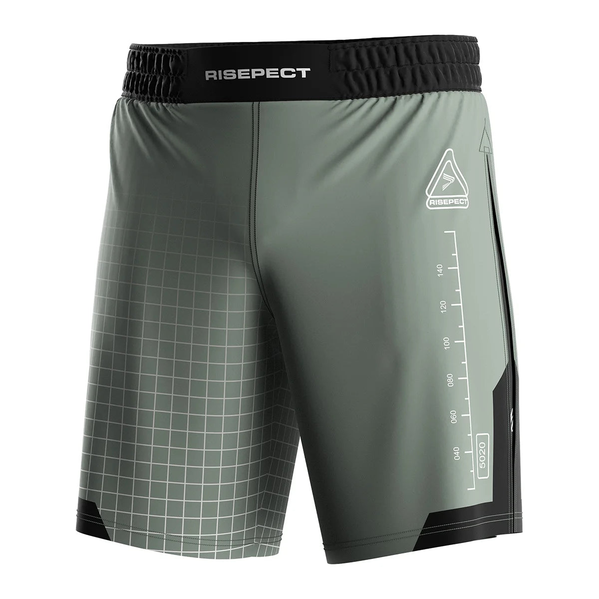 The Left Front View of Gladiator 2 in 1 Shorts Sage Green Silent Hunter