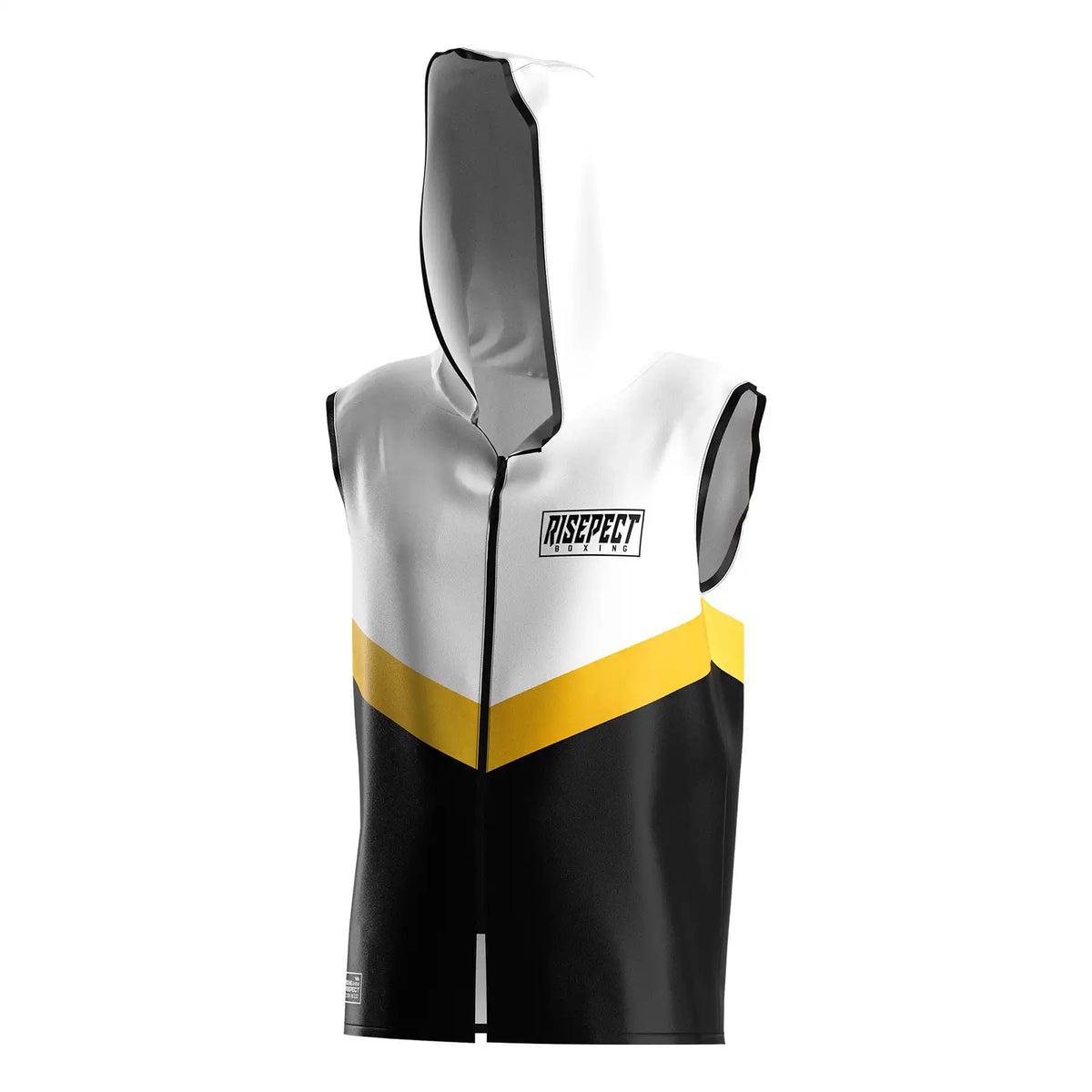 Golden Championship Belt Sleeveless Boxing Jacket