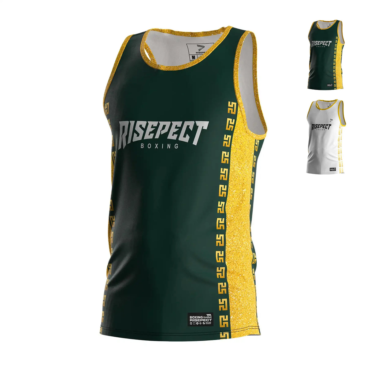 Golden Dust Elite Boxing Singlet Tank Top