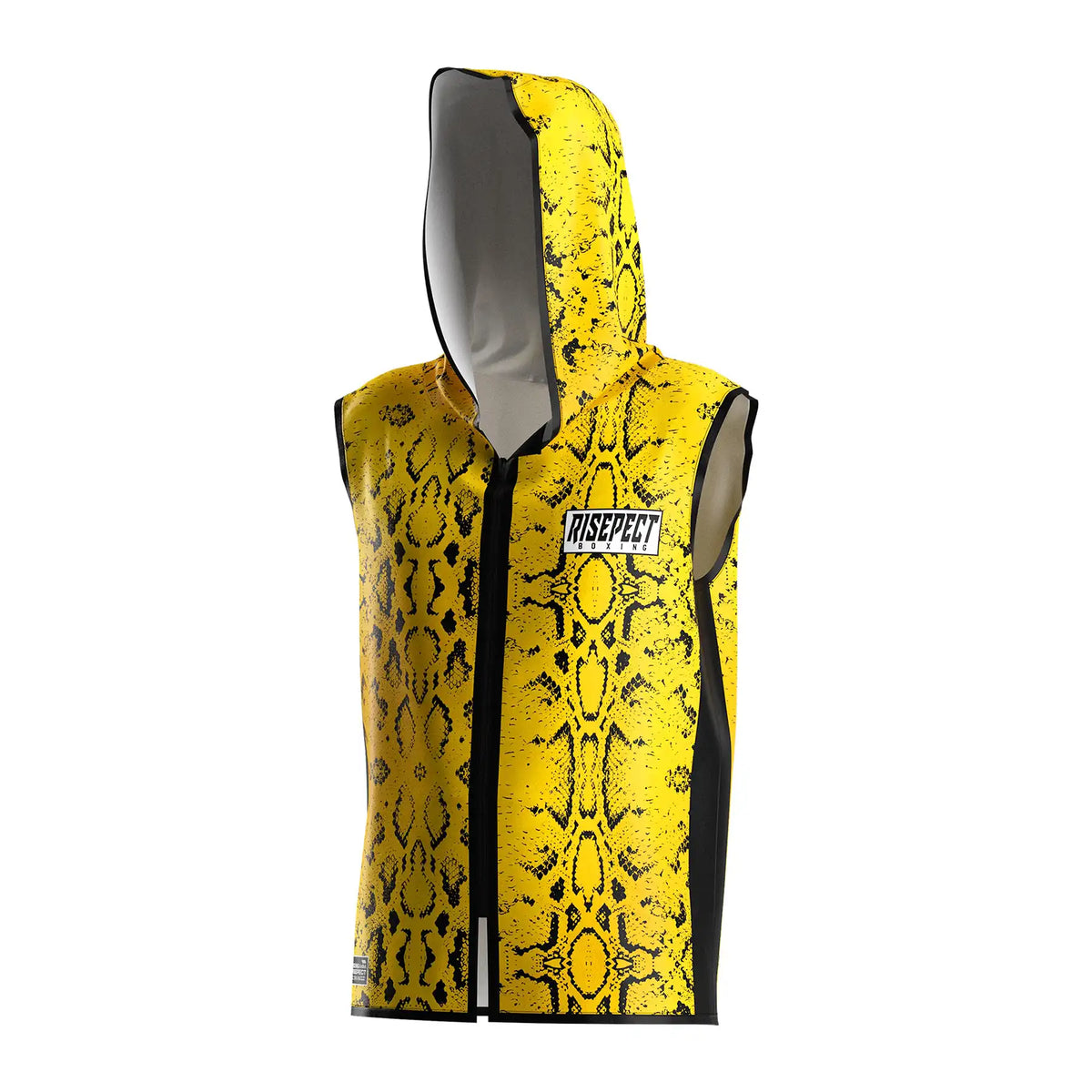 Golden Python Strike Sleeveless Boxing Jacket