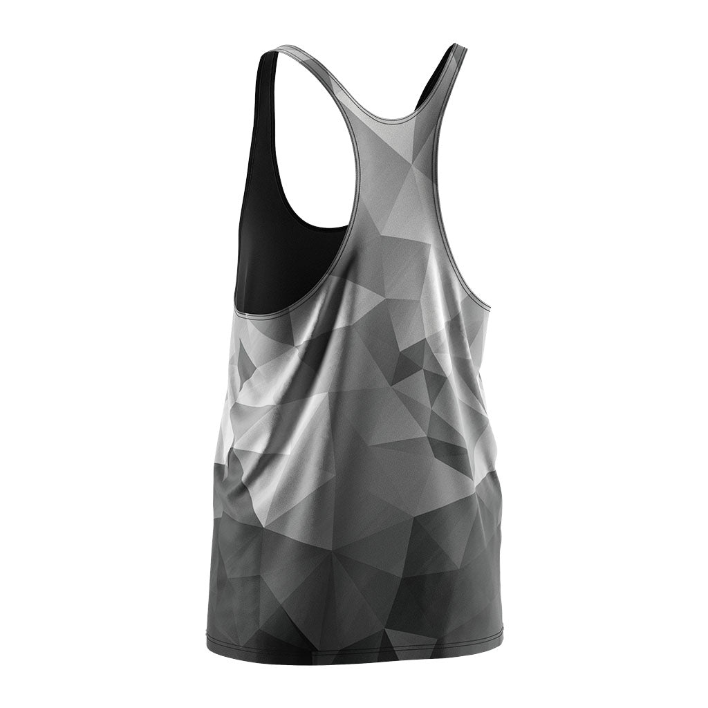 Gradient Best Gym Stringer Tank Mens Bodybuilding Vest - left back