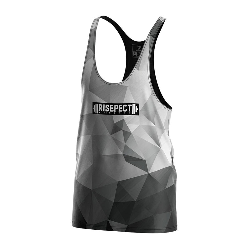 Gradient Best Gym Stringer Tank Mens Bodybuilding Vest - left front