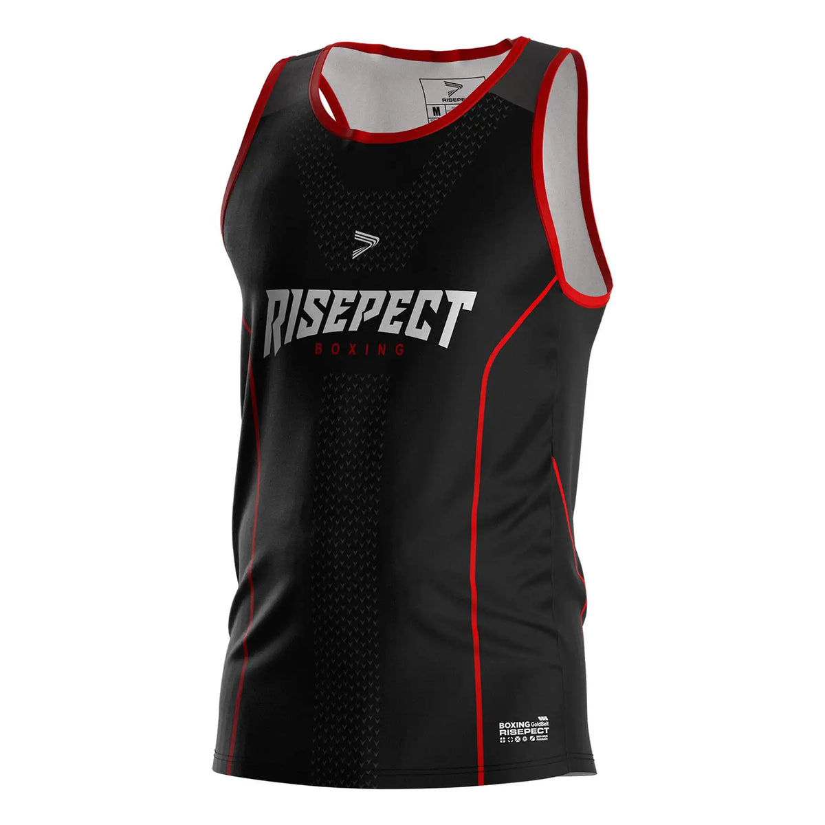 Iron Plate Crimson Edge Boxing Singlet Tank