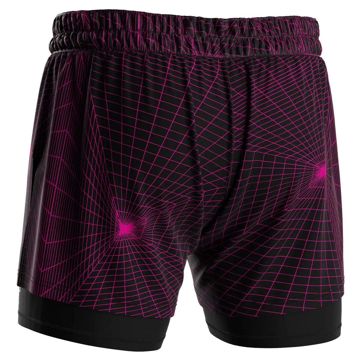 Laser Check 2 In 1 No Gi Hybrid Shorts Men