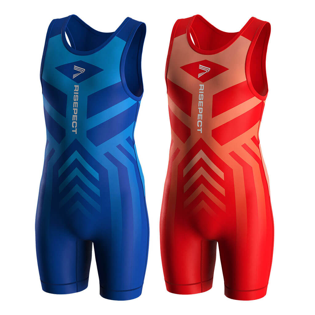 Lycra USA Wrestling Singlet 2.0 with Back & Crotch Mesh Vents