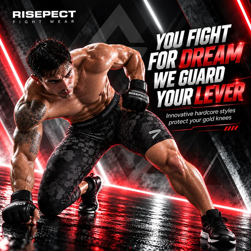 Men's 7/8 length legging for fighter banner mobile phone