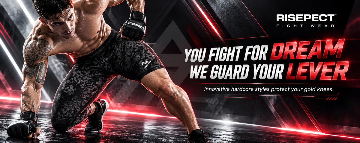 Men's 7/8 length legging for fighter banner