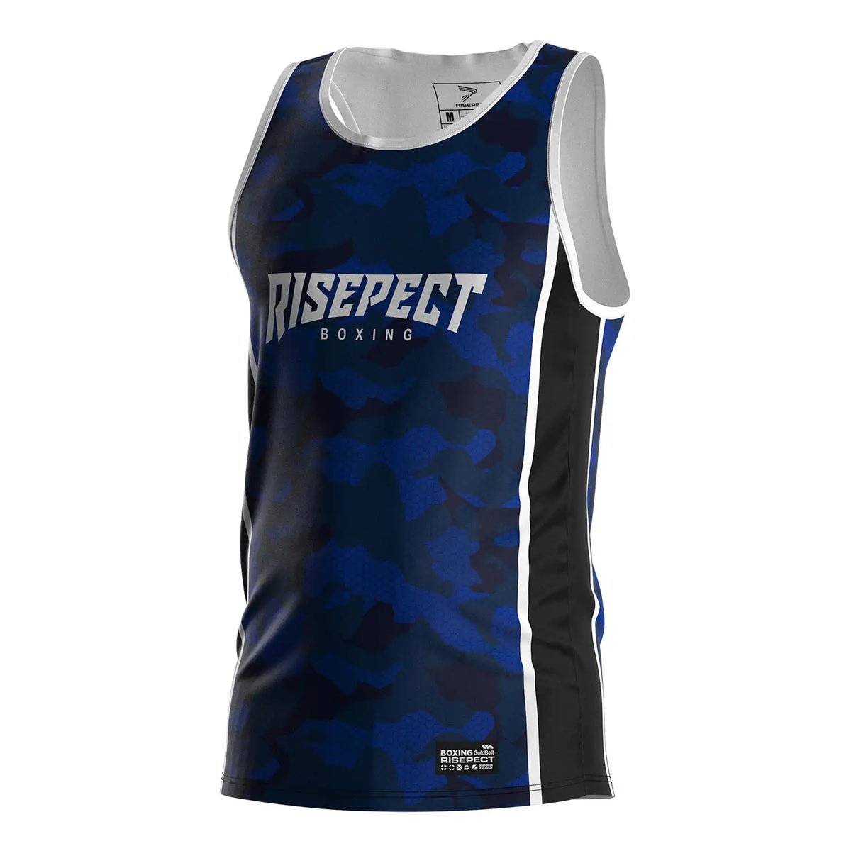 Midnight Camo Battle Boxing Singlet Tank