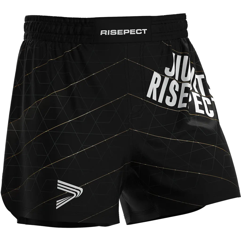 The Right Front View of No-Gi Hexflow Jiu Jitsu Shorts